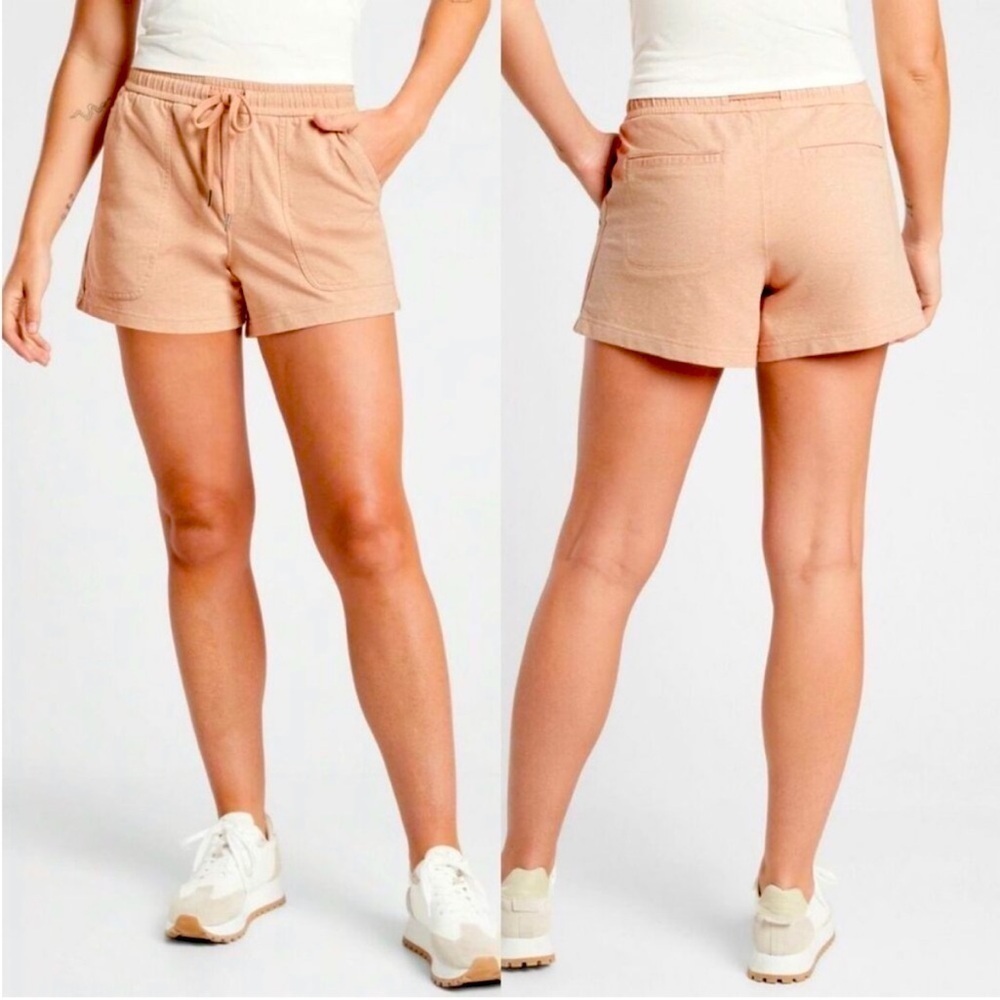 Athleta Farallon Heathered Short- Moca/light Tan